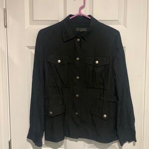 Ladies rag & bone utility jacket linen size small